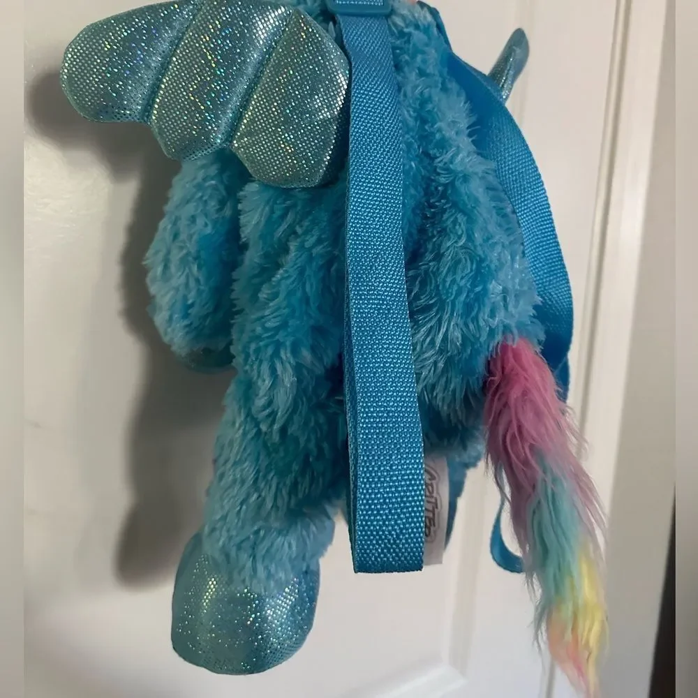 NWOT Critter Collection Blue Unicorn Plush 16